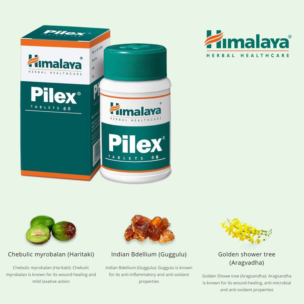 Himalaya Pilex Tablets 60's