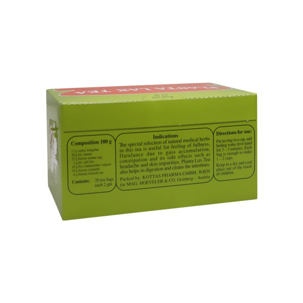 Planta Lax Tea Bags 20's