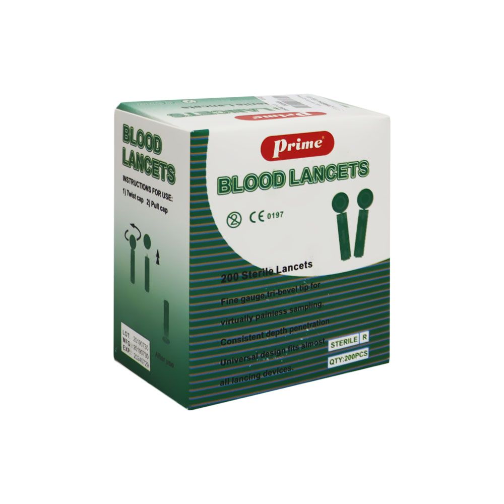 Prime Blood Sugar Lancets 200's