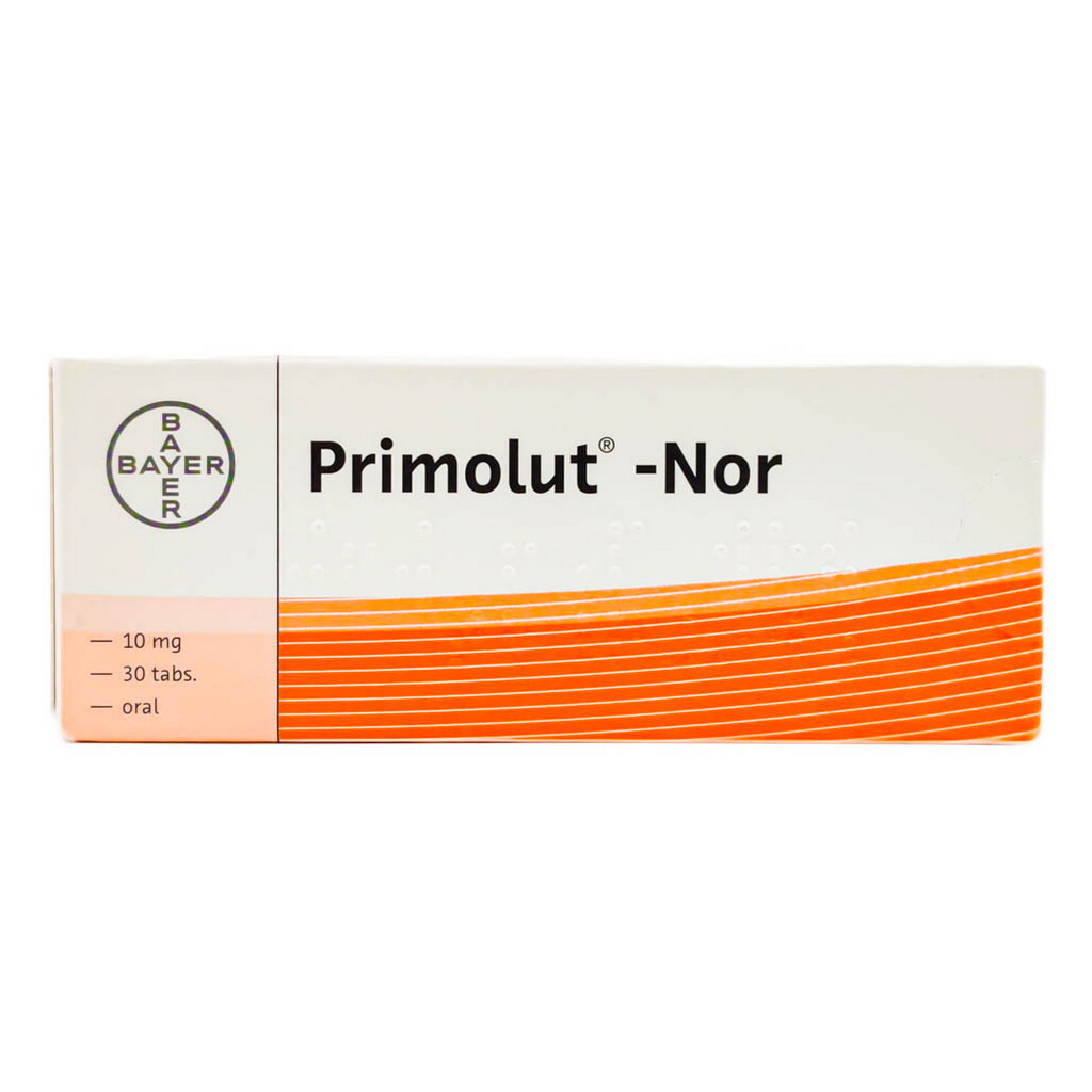 Primolut Nor 10mg Tablets, Pack of 30's