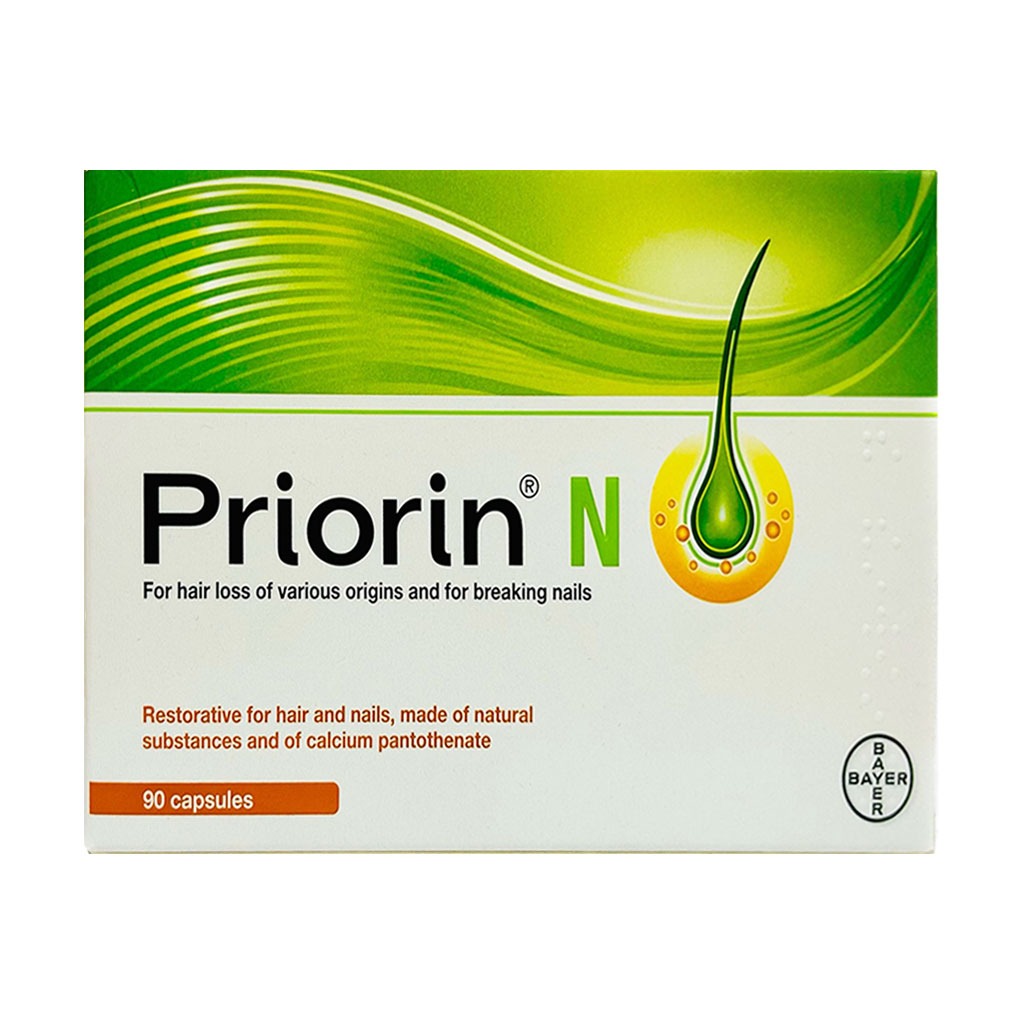 Priorin N Capsules, Hair Loss Supplement, Pack of 90's
