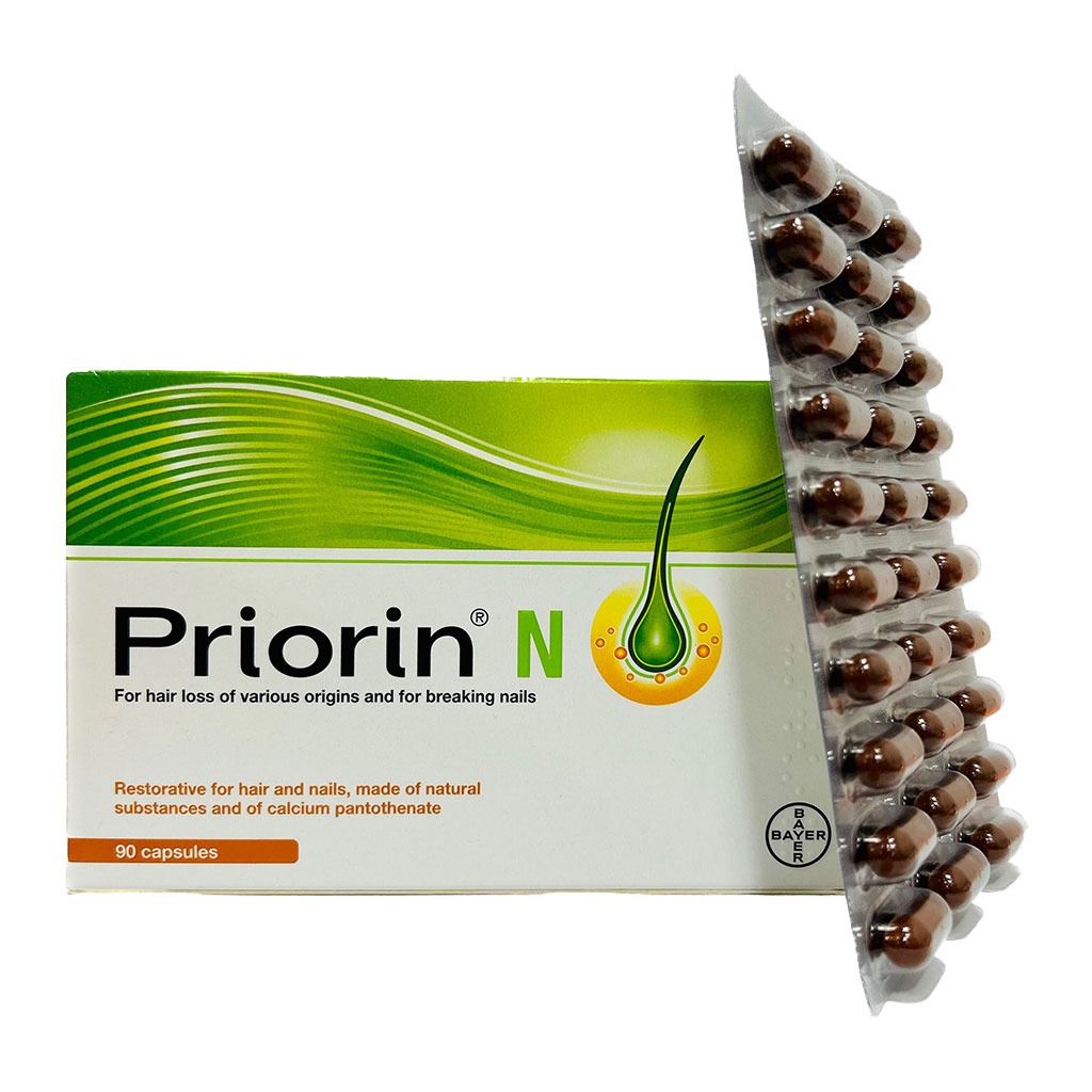 Priorin N Capsules, Hair Loss Supplement, Pack of 90's