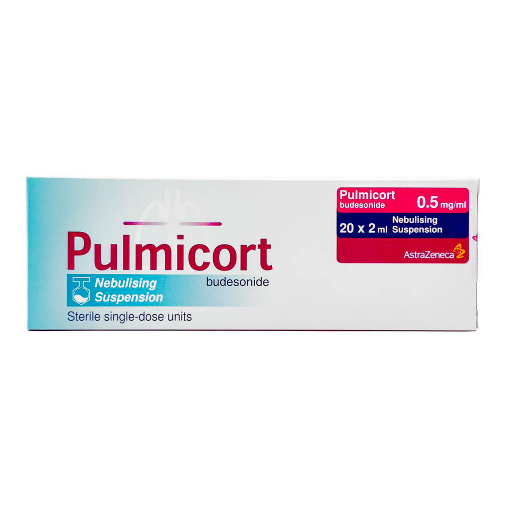 Pulmicort Budesonide 0.5mg/ml Sterile Nebulising Suspension 2ml, Pack of 20’s