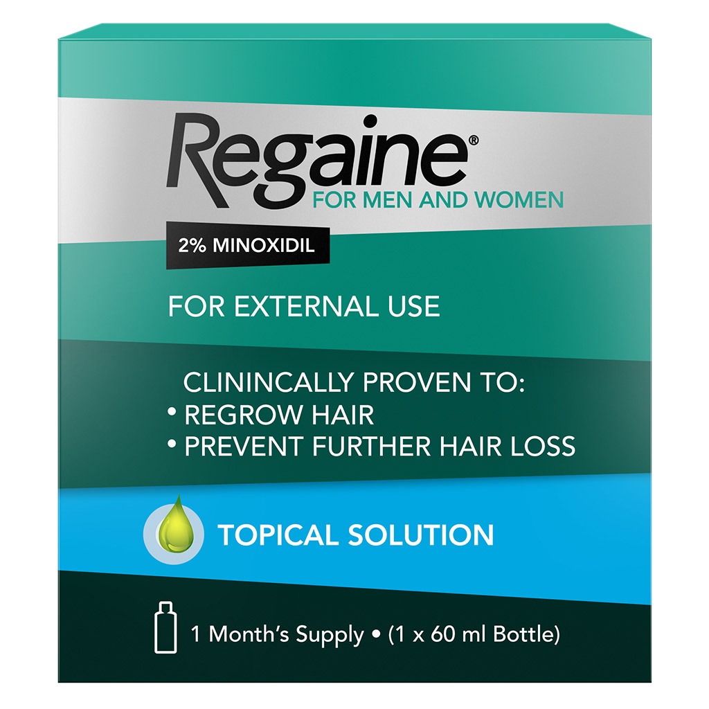 Regaine 2% For Men & Women Topical Hair Regrowth Solution 60ml