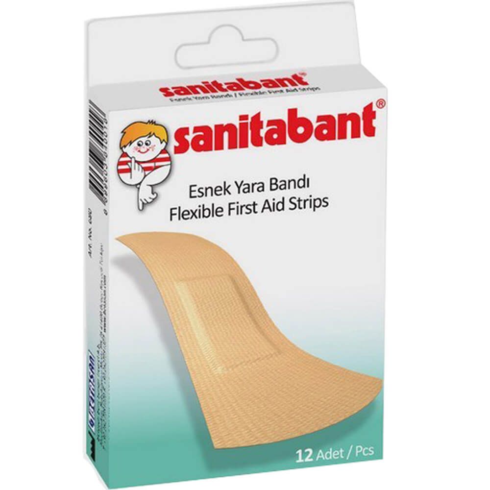 Sanitabant Flexible First Aid Plaster 12's
