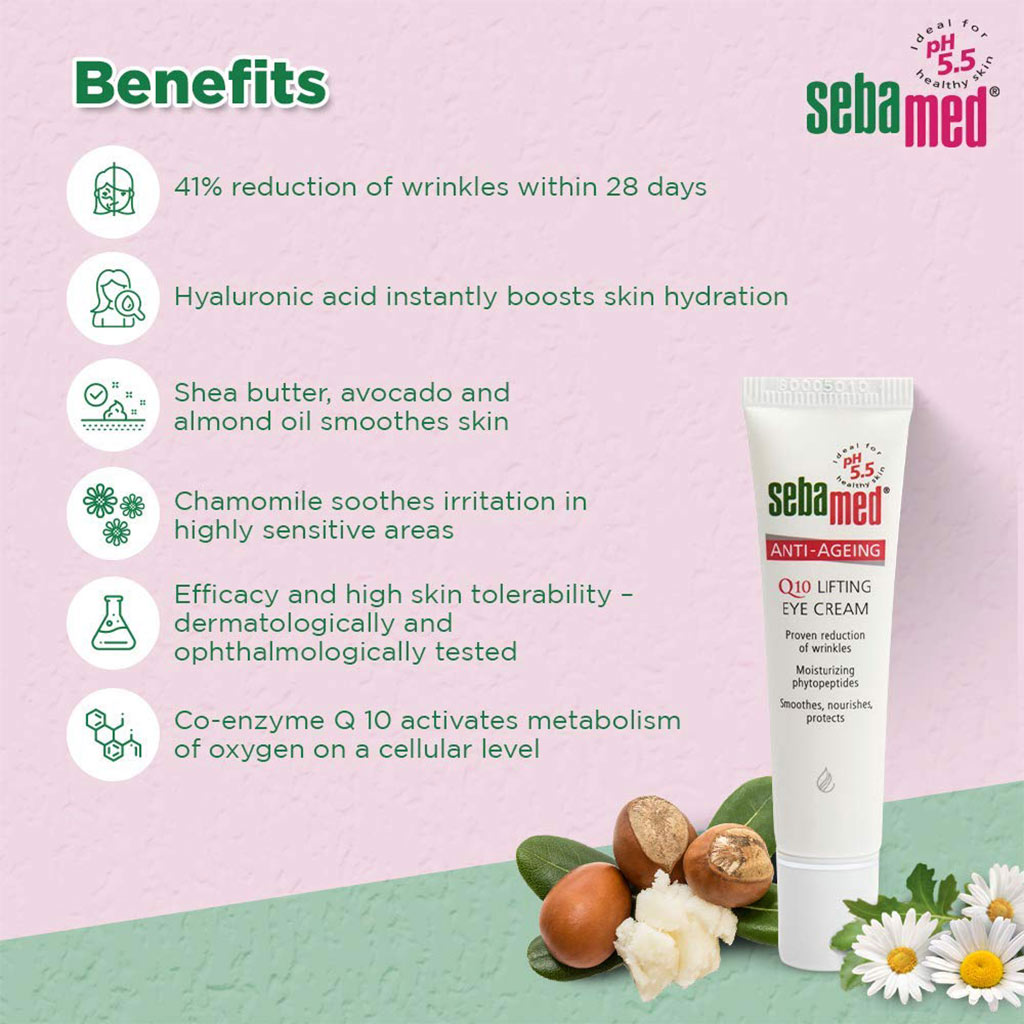Sebamed Anti-Ageing Q10 Lifting Eye Cream 15 mL