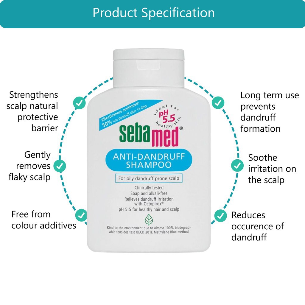 Sebamed Anti-Dandruff Shampoo 200 mL