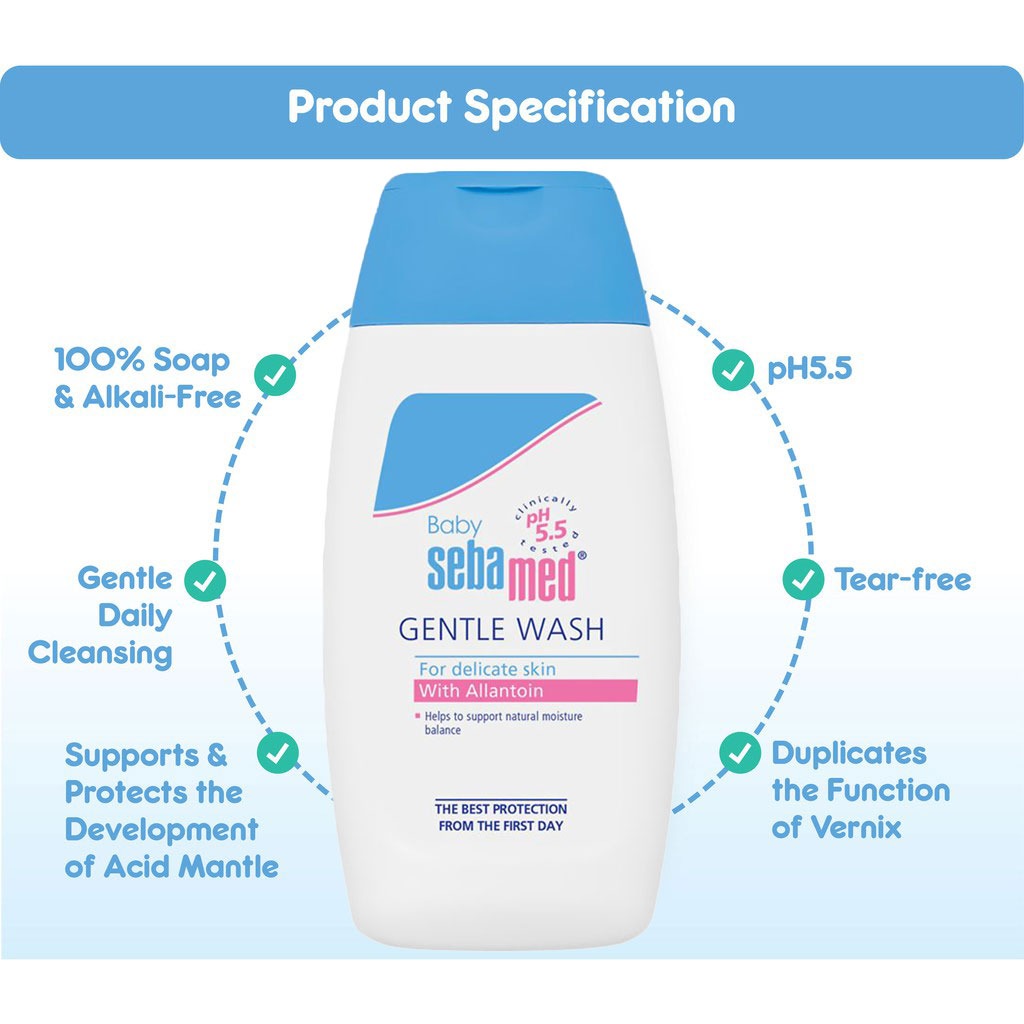 Sebamed Baby Gentle Wash 200 mL