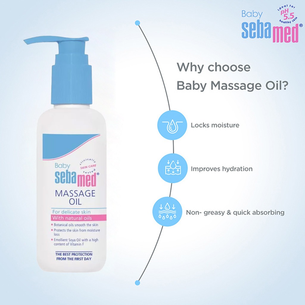Sebamed Baby Soothing Massage Oil 150 mL