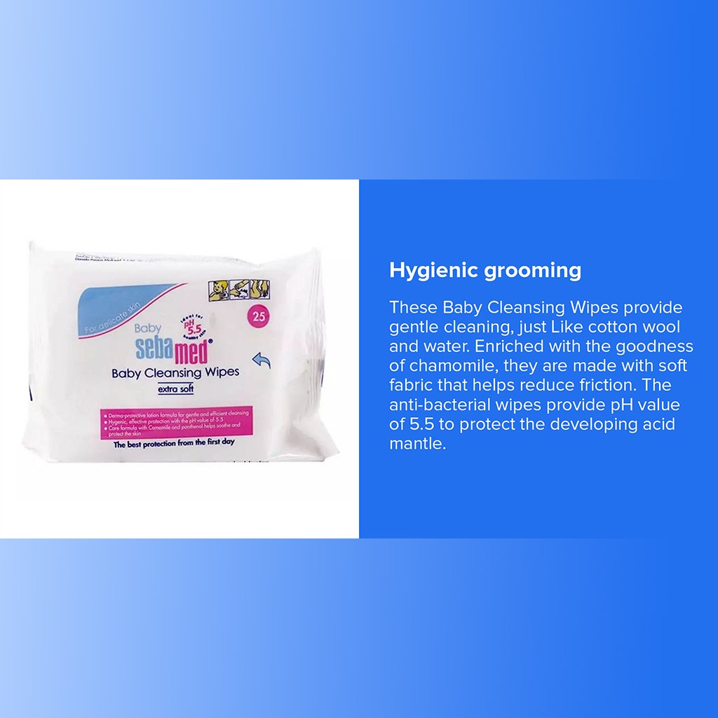 Sebamed Baby Cleansing Wipes 25's