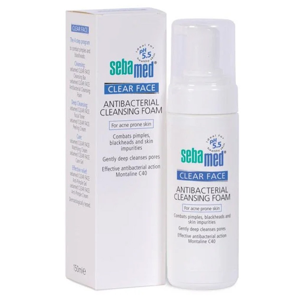 Sebamed Clear Face Antibacterial Cleansing Foam 150 mL