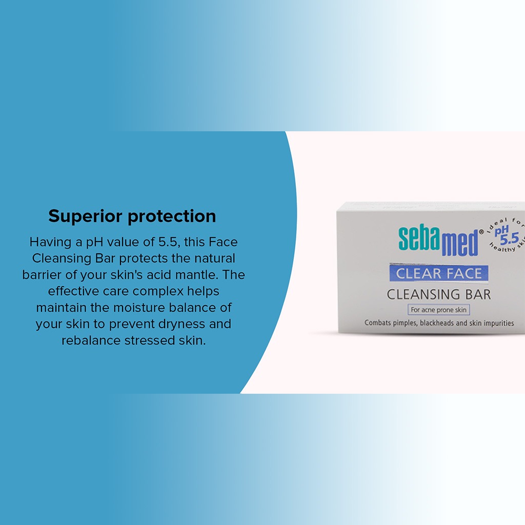 Sebamed Clear Face Cleansing Bar 100 g