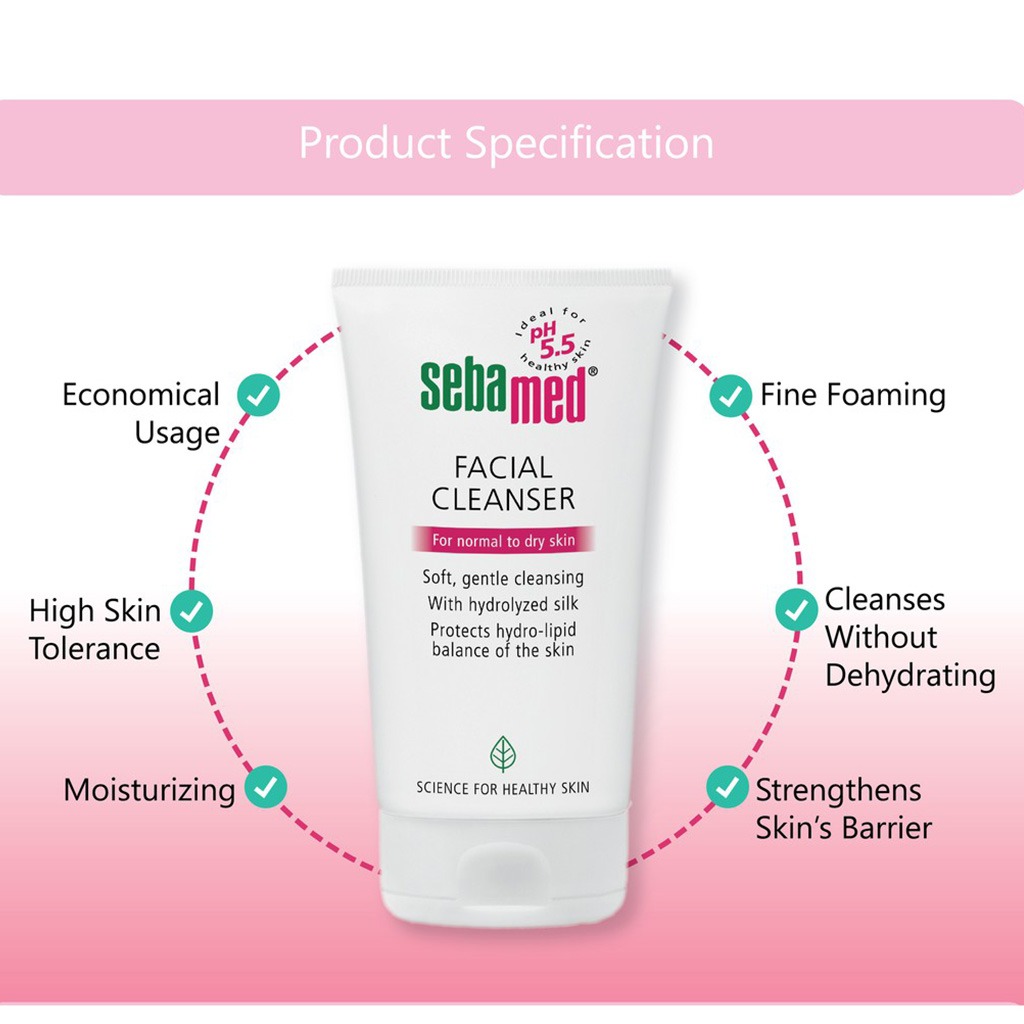 Sebamed Facial Cleanser For Normal To Dry Skin 150ML