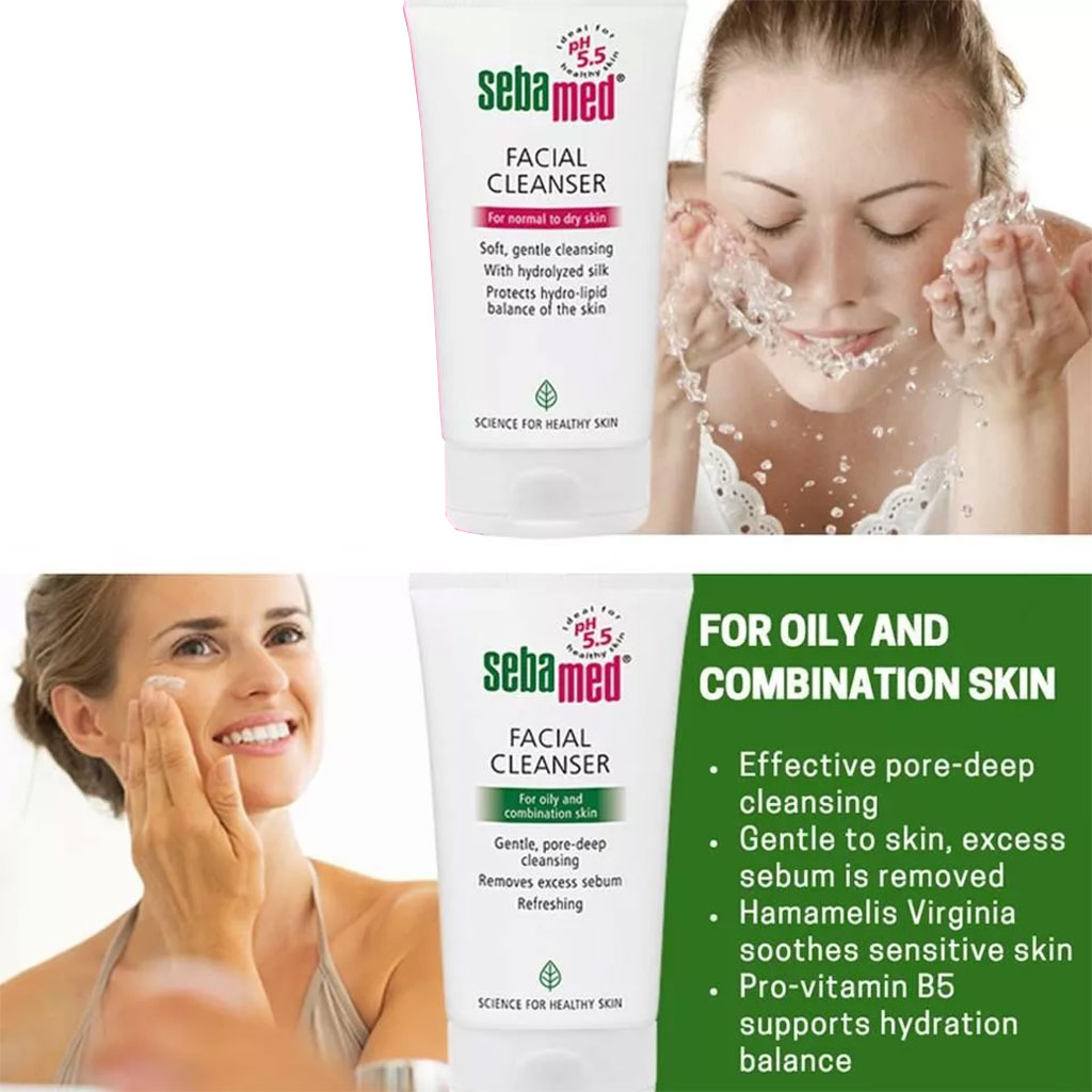 Sebamed Facial Cleanser for Oily and Combination Skin 150 mL