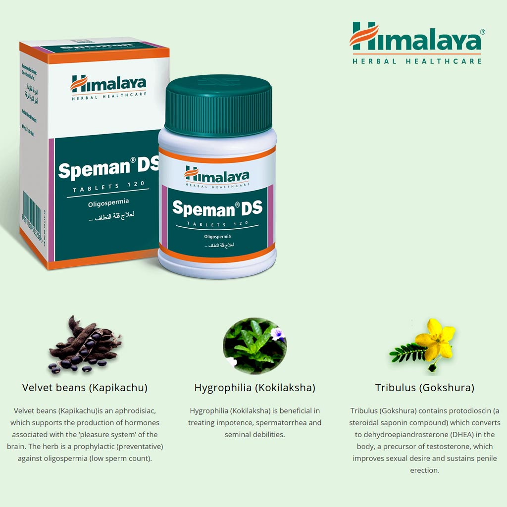 Himalaya Speman DS Tablets 120's