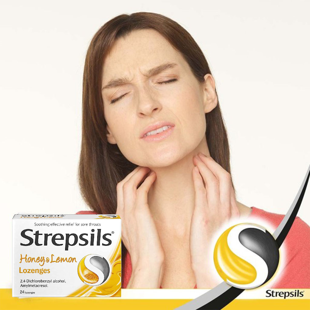 Strepsils Honey & Lemon Lozenges 24's