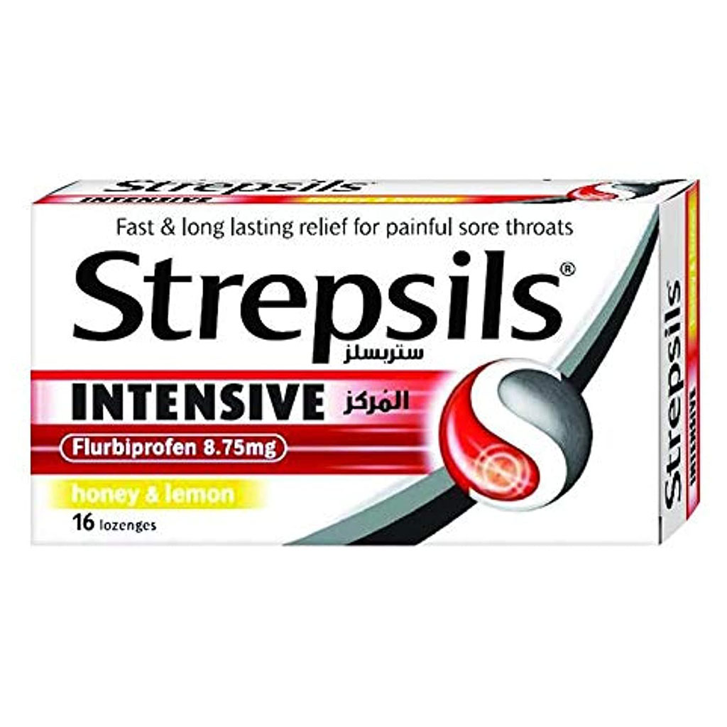 Strepsils Intensive Honey & Lemon Lozenges 16's