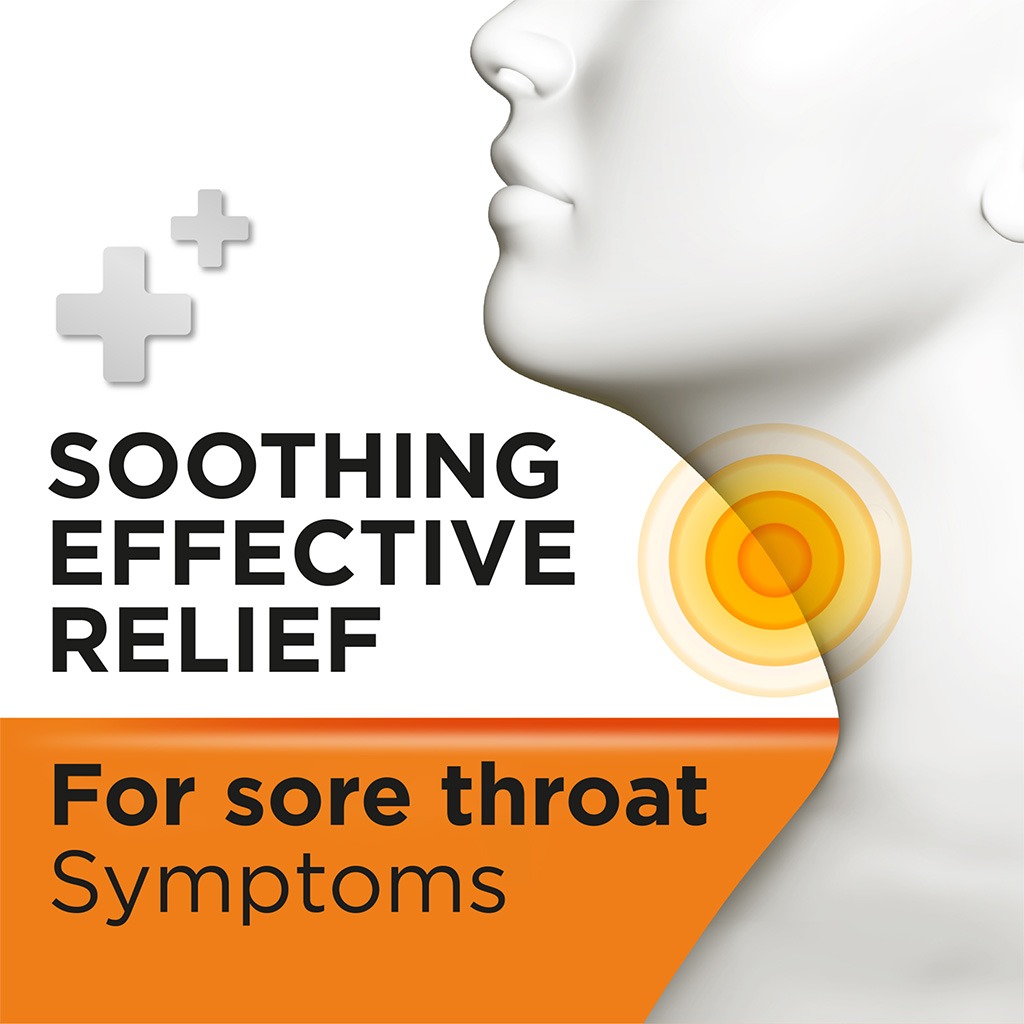 Strepsils Orange With Vitamin C 100 mg Lozenges  24's