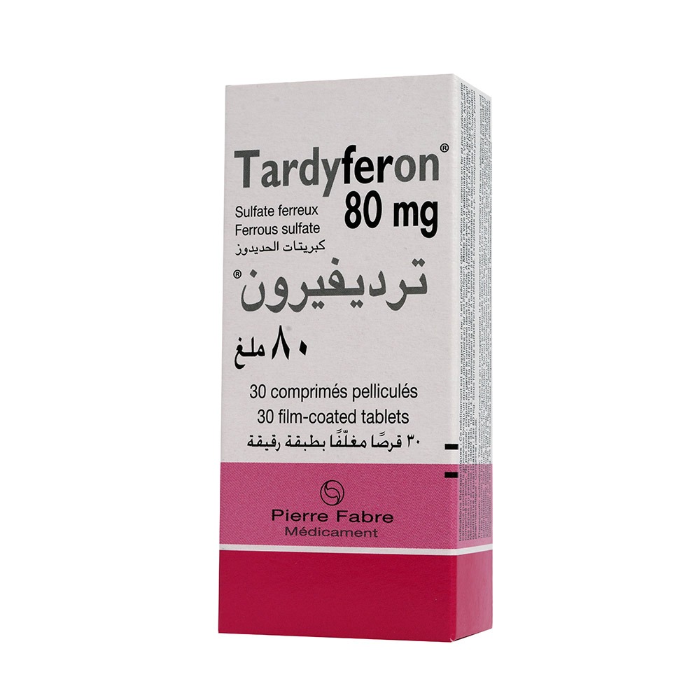 Tardyferon 80 mg Tablets 30's