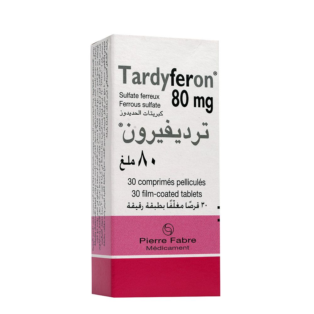 Tardyferon 80 mg Tablets 30's