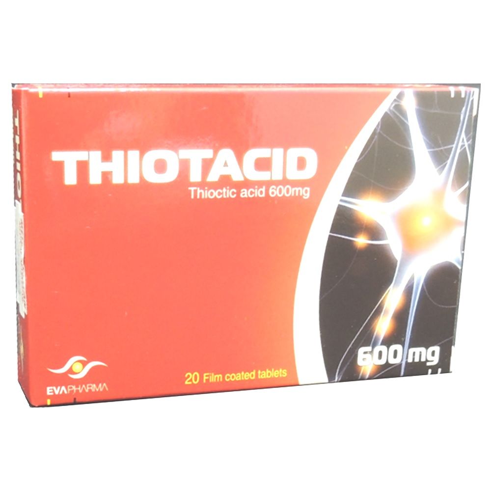 Thiotacid 600 mg Tablets 20's