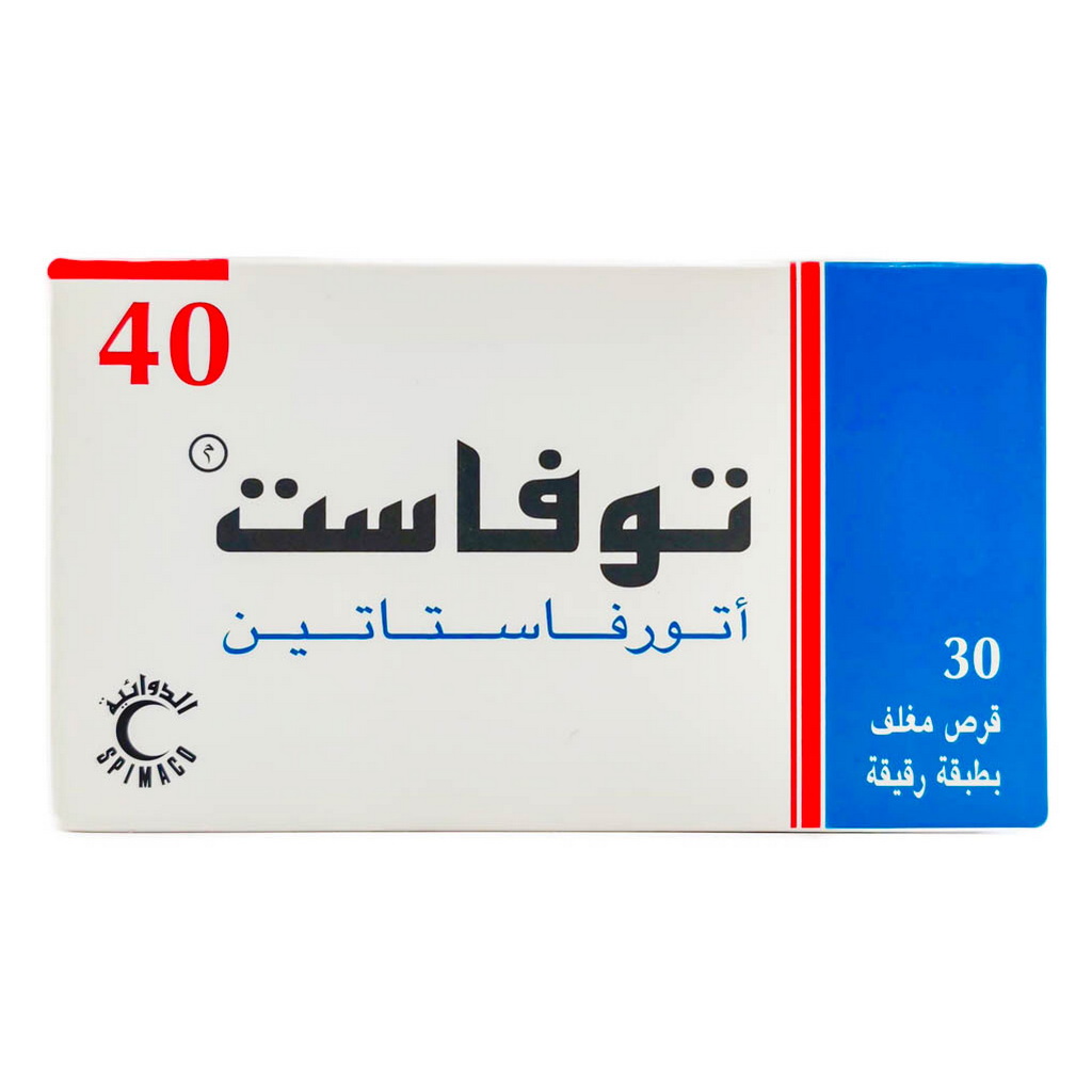 Tovast 40mg Tablets, Pack of 30's