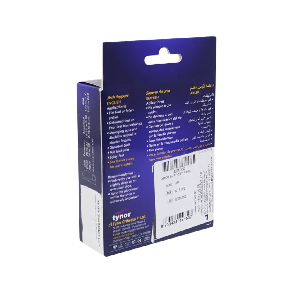 Tynor Flat Foot Arch Support