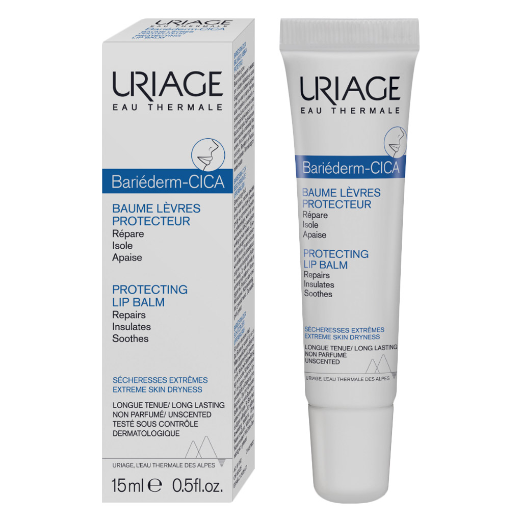 Uriage Bariederm-CICA Protecting Lip Balm For Soothing & Repairing 15ml
