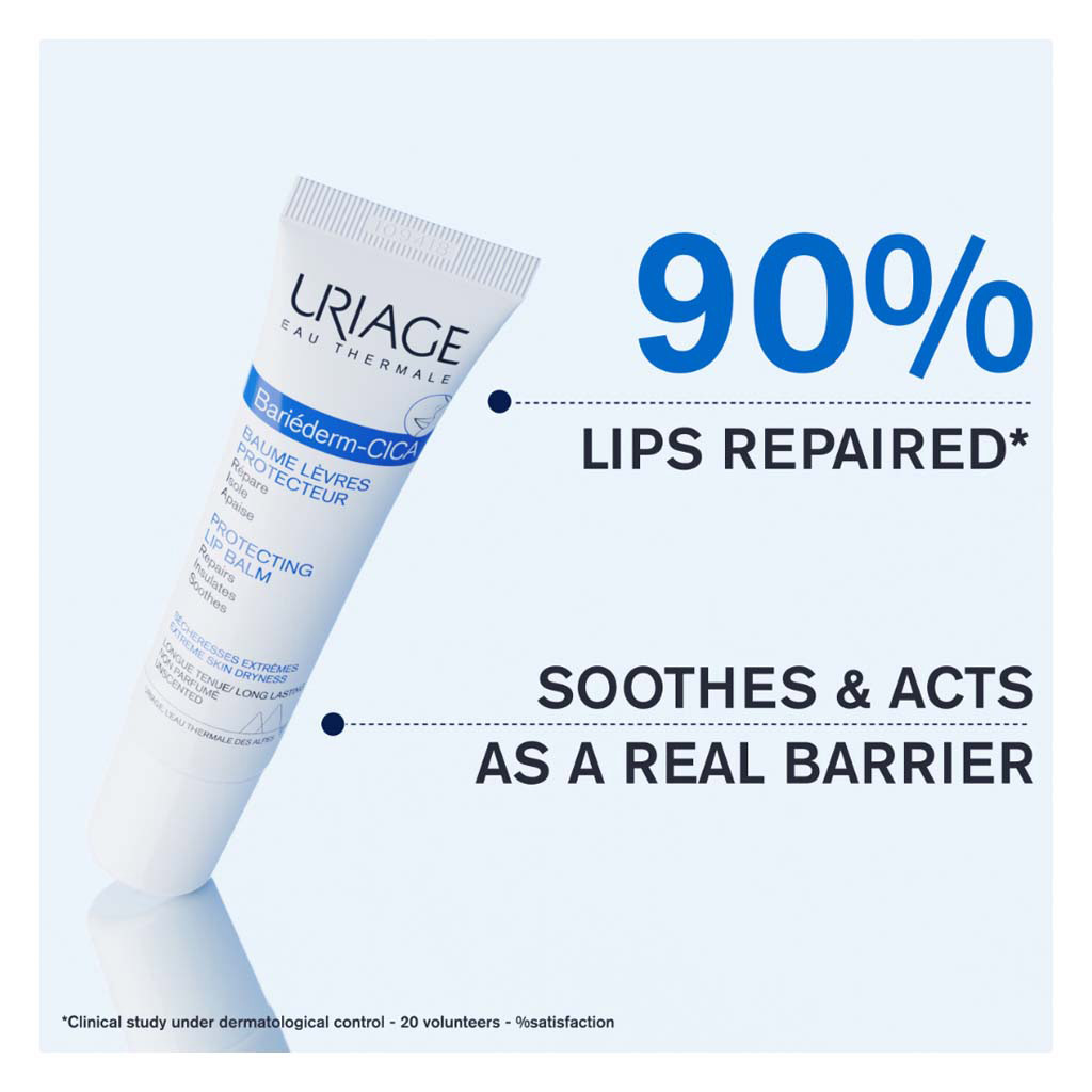Uriage Bariederm-CICA Protecting Lip Balm For Soothing & Repairing 15ml