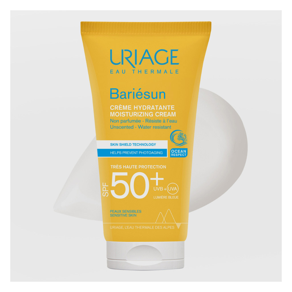 Uriage Bariesun SPF50+ Moisturizing Water- Resistant Sunscreen Cream For Sensitive Skin 50ml 