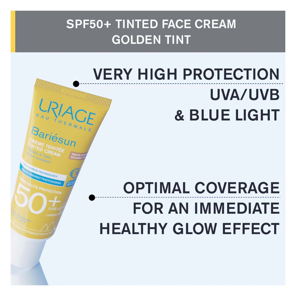 Uriage Bariesun SPF50+ Golden Tinted Sunscreen Cream 50ml