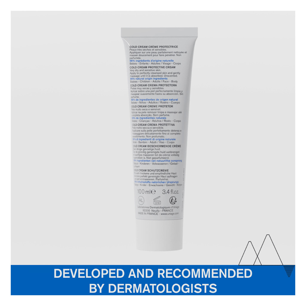 Uriage Protective Cold Cream For Very Dry & Sensitive Skin 100ml