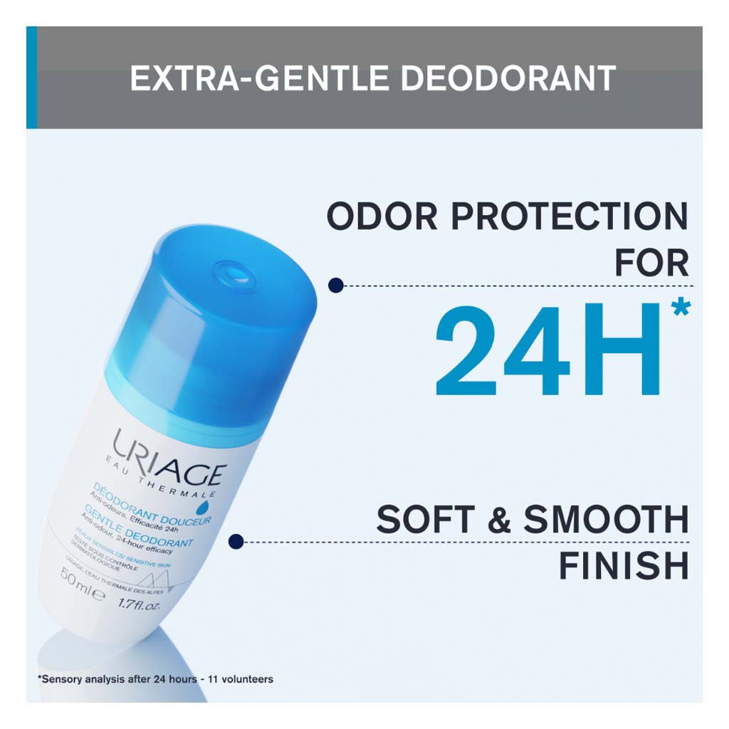 Uriage Eau Thermale Gentle 24 Hours Fresh Deodorant Roll On 50ml