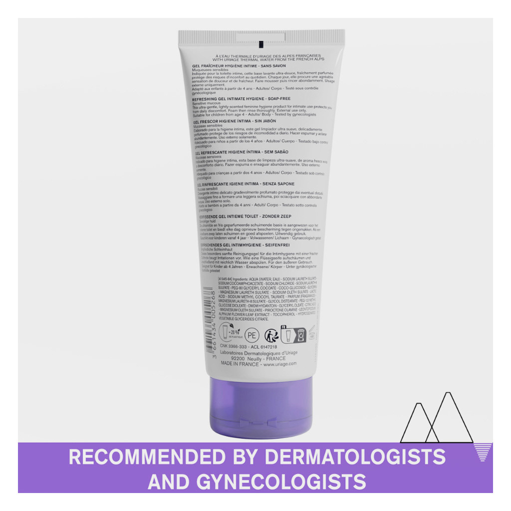 Uriage Gyn-Phy Refreshing Intimate Hygiene Cleansing Gel 200ml