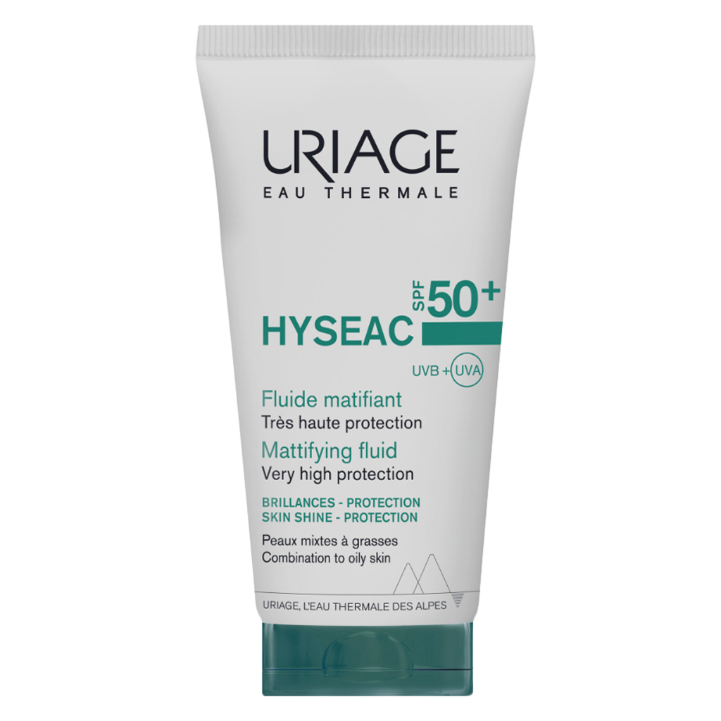 Uriage Hyseac SPF50+ Moisturising & Mattifying Sunscreen Fluid For Combination To Oily Skin 50ml