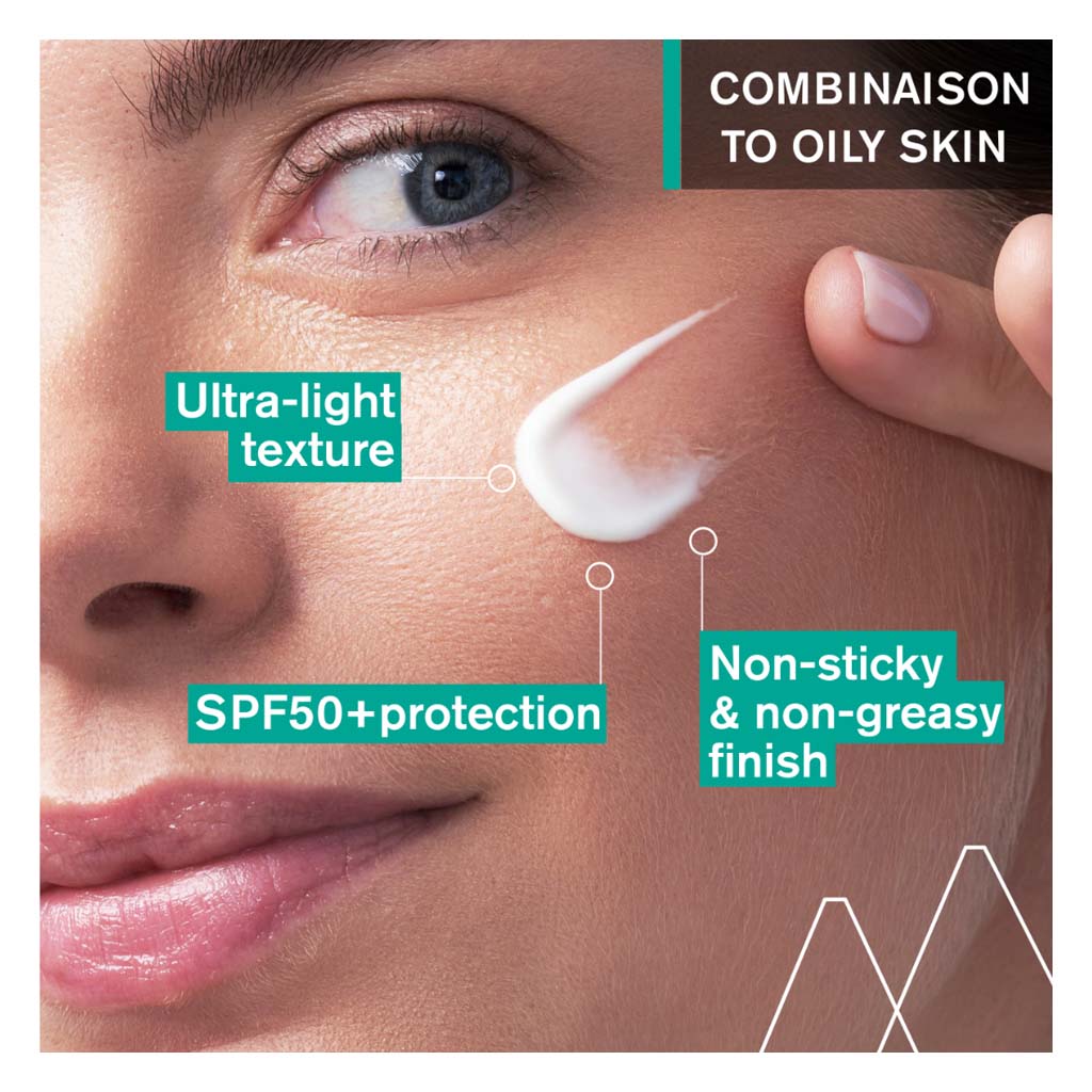 Uriage Hyseac SPF50+ Moisturising & Mattifying Sunscreen Fluid For Combination To Oily Skin 50ml