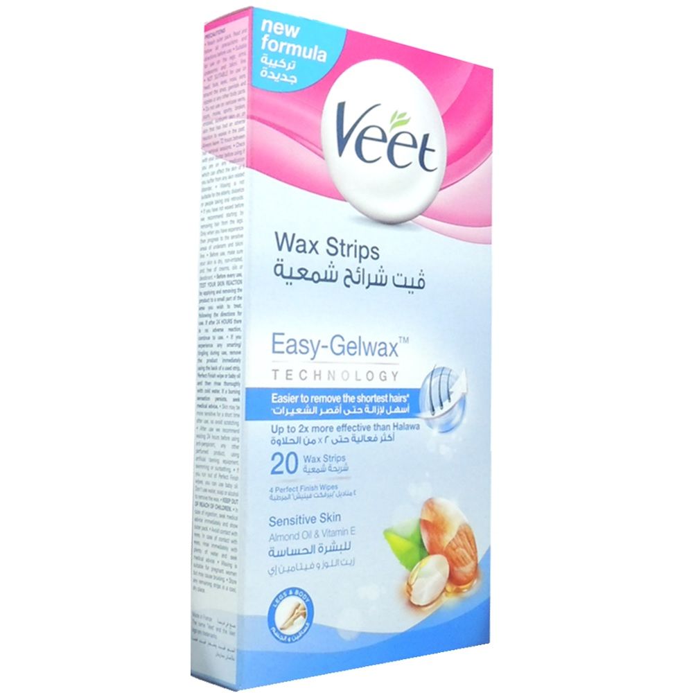 Veet Sensitive Skin Wax Strips 20's
