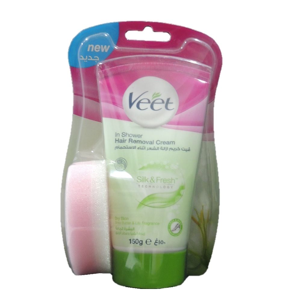 Veet In Shower Dry Skin Hair Removal Cream 150 g