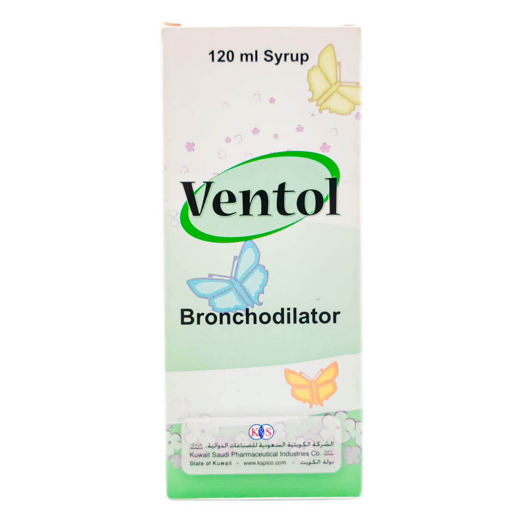 Ventol 2mg/5ml Syrup 120ml