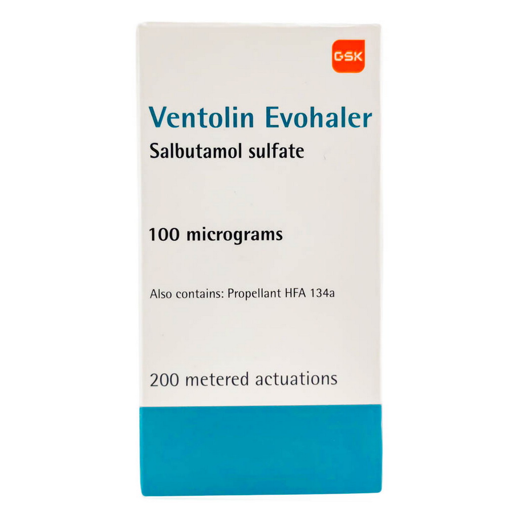 Ventolin 100mcg Evohaler 200 Metered Doses