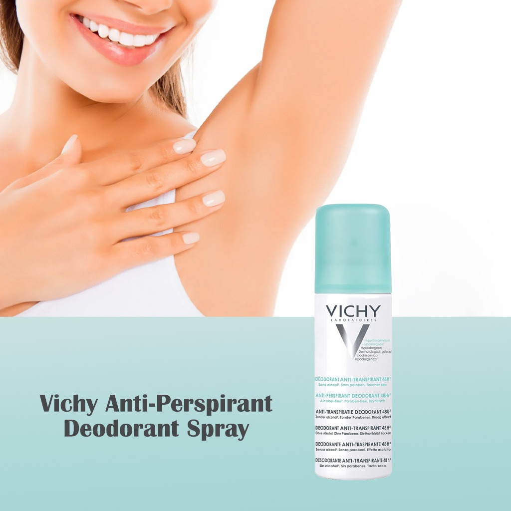 Vichy 48 Hour No Marks Dry Touch Anti-Perspirant Deodorant Spray 125ml