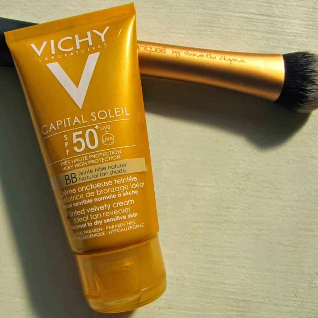 Vichy Capital Soleil BB Tinted SPF 50 Anti Shine Dry Touch Face Fluid Sunscreen For Combination To Oily Skin 50ml