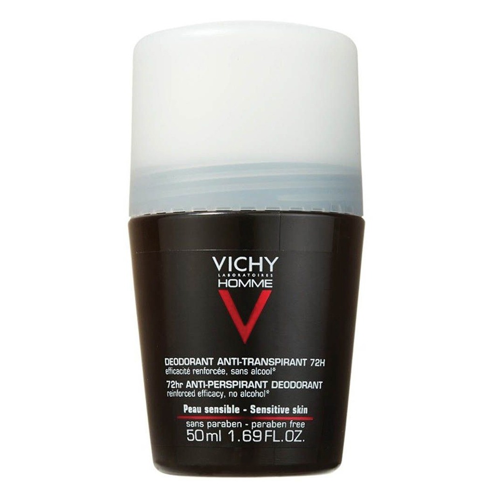 Vichy Homme 72 Hour Soothing Anti Perspirant Deodorant Roll-On 50ml