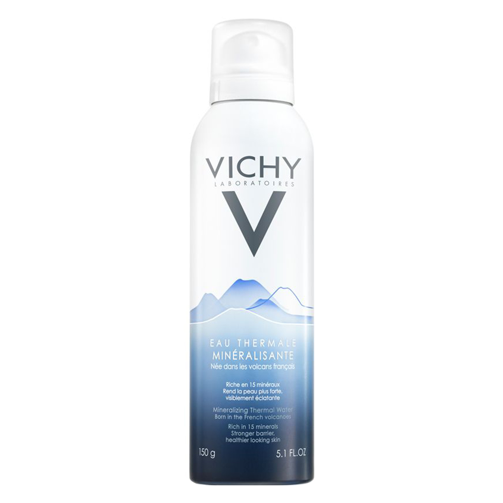 Vichy Mineralizing Thermal Water, Hydrating Volcanic Water Face Mist With Natural Antioxidants 150ml
