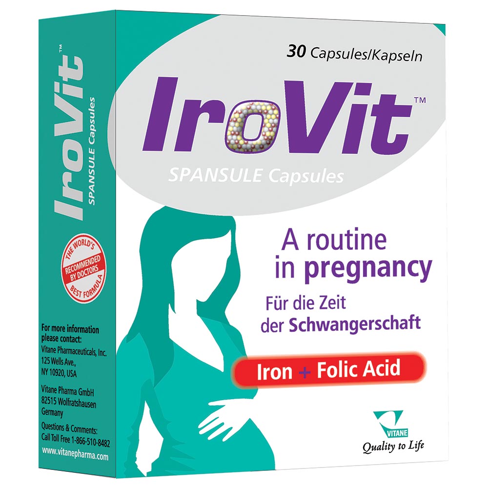 Vitane Irovit Spansule Capsules 30's