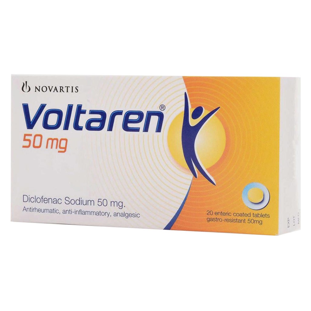 Voltaren 50mg Tablets For Pain Relief, Pack of 20's
