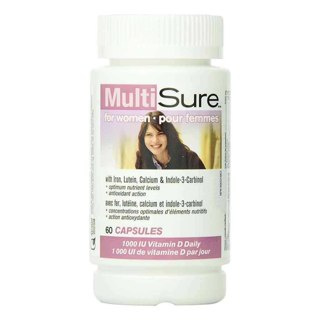 Webber Naturals MultiSure Multivitamin Capsules For Women, Pack of 60’s