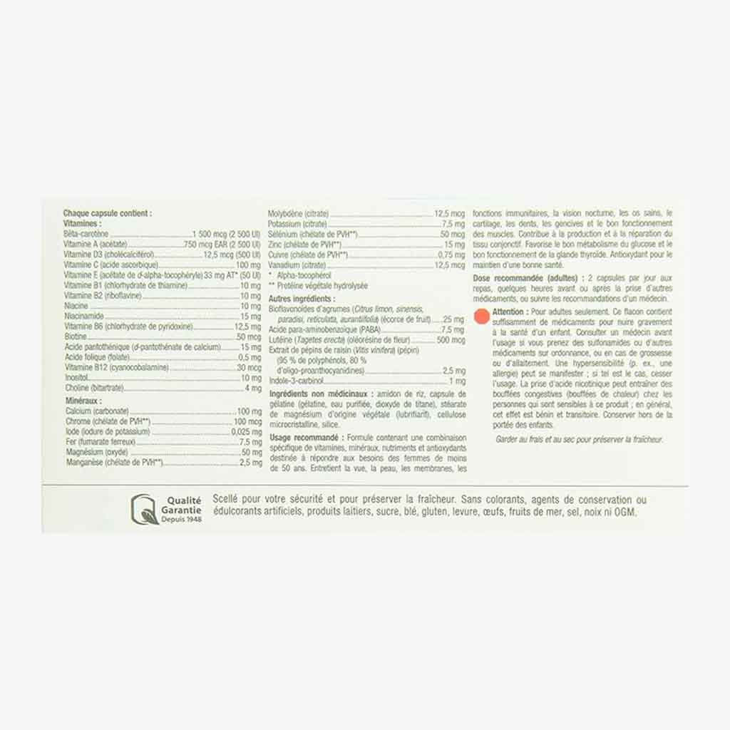 Webber Naturals MultiSure Multivitamin Capsules For Women, Pack of 60’s