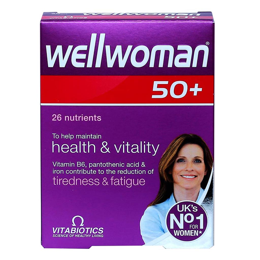 Vitabiotics Wellwoman 50+ Tablet For Women's Health & Vitality Support, Pack of 30's