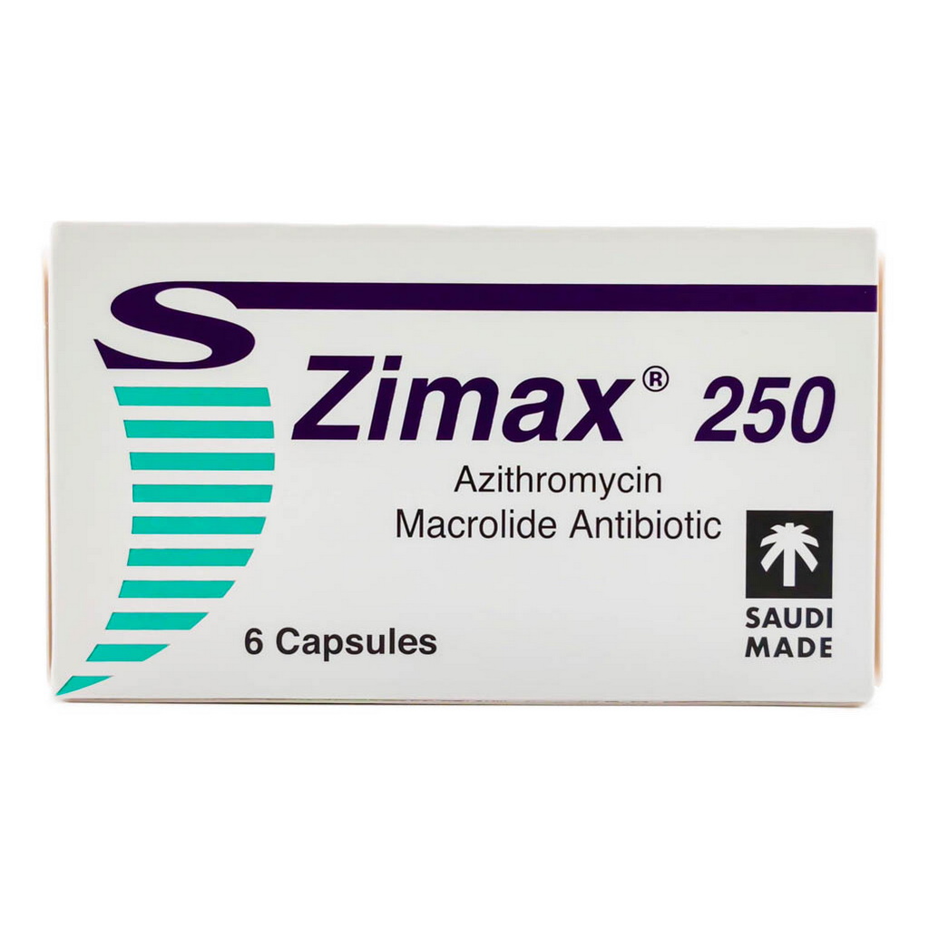 Zimax 250mg Capsules, Pack of 6's